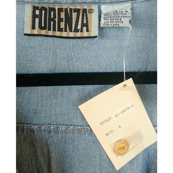 NWT VINTAGE Forenza 80s 90s Oversized Top - Picture 7 of 7